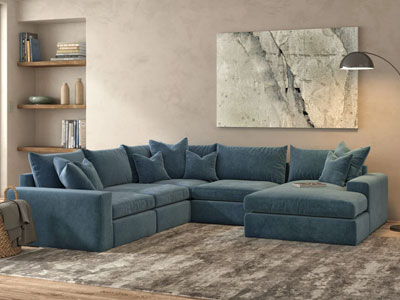 Piano Large Chaise Modular Sofa