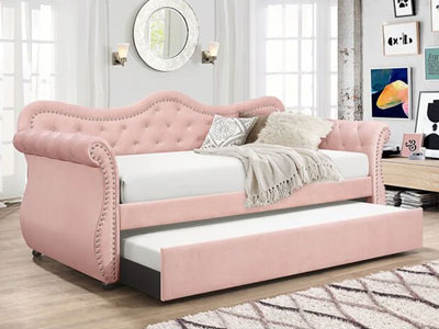 Lavish Velvet Upholstered Daybed
