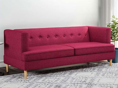 Mid Century 2 Seater Modern Couch